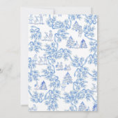 Hallo Baby Romantische Franse Meisje Baby Shower M Kaart (Achterkant)