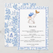 Hallo Baby Romantische Franse Meisje Baby Shower M Kaart (Voorkant / Achterkant)