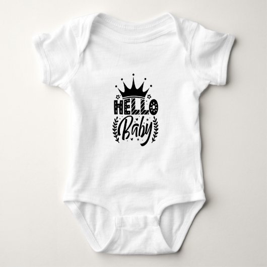 Hallo baby  romper (Voorkant)