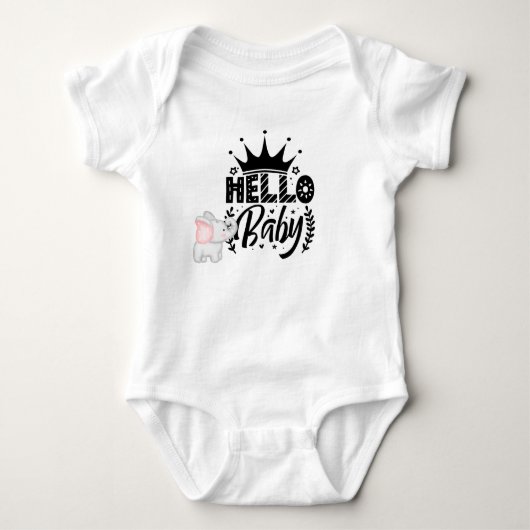Hallo Baby Romper (Voorkant)