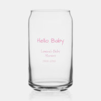 hallo baby roze pastel baby shower naam datum tren