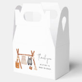 Hallo Baby | Schattige Boho Kleding Baby shower Bedankdoosjes (Geopend)