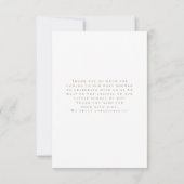 Hallo Baby shower Boho Pampas Grass Genderneutraal Bedankkaart (Achterkant)