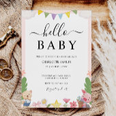 Hallo Baby shower bruiloft Kaart