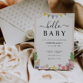 Hallo Baby shower bruiloft Kaart