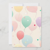 Hallo Baby shower Genderneutraal Kaart (Achterkant)