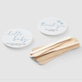 Hallo Baby Shower Handwaaier (Niet-gemonteerd)