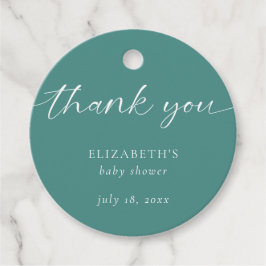 hallo Baby shower minimalistisch geslacht Neutral  Bedankjes Labels