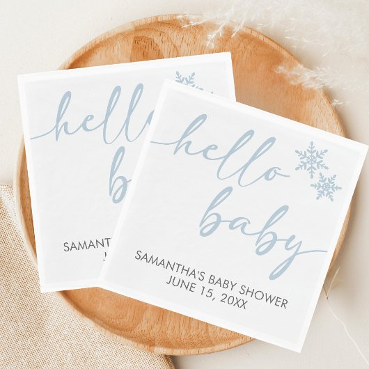 Hallo Baby Shower Servet