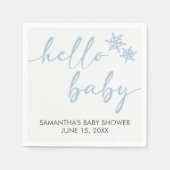 Hallo Baby Shower Servet (Voorkant)