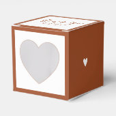 Hallo Baby shower Terracotta Bohemian Earthy Bedankdoosjes (Voorkant Zijde)