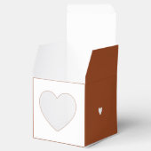 Hallo Baby shower Terracotta Bohemian Earthy Bedankdoosjes (Geopend)