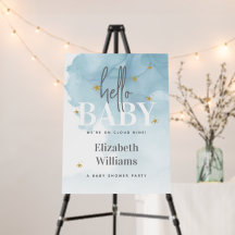Hallo Baby shower We zijn op Cloud 9