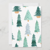 Hallo Baby Snow Beer Waterverf Baby shower Kaart (Achterkant)