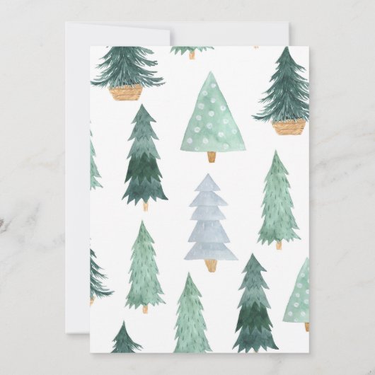 Hallo Baby Snow Beer Waterverf Baby shower Kaart (Achterkant)