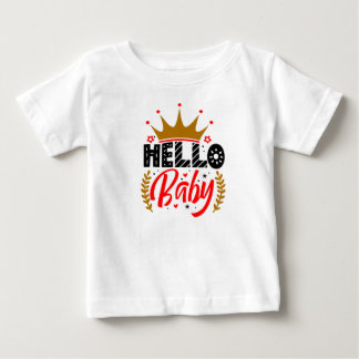 Hallo baby T-shirt print ontwerp