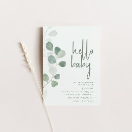 Hallo Baby Uitnodiging Baby shower