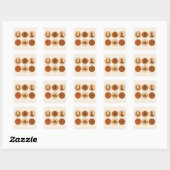 Hallo Baby Western Sticker Vel — Hoefijzer, Cactus (Vel)