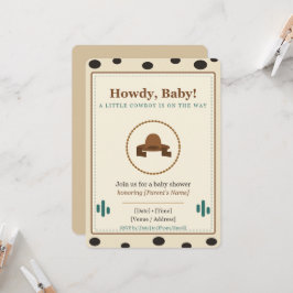 Hallo Baby Western Sticker Vel — Hoefijzer, Cactus Kaart