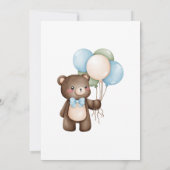 Hallo Baby | Whimsical Toys Baby shower Uitnodigin Kaart (Achterkant)