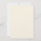 Hallo Baby Wildflower Baby shower Kaart (Achterkant)