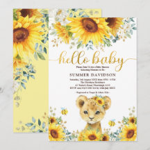 hallo Baby - Zonnebloem - Oerwoud - lak