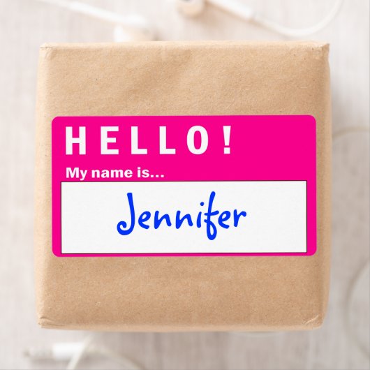 Hallo < Badge Naam Badge Labels (Insitu)