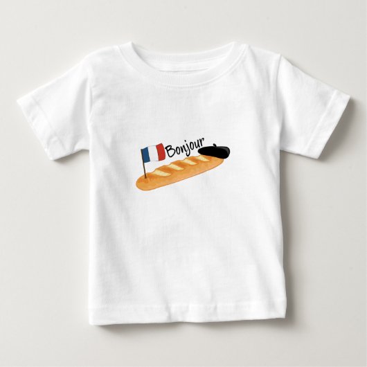 Hallo Baguette - Funny French Food (Voorkant)