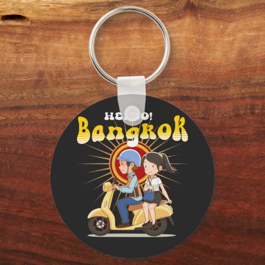 hallo bangkok sleutelhanger (Voorkant)