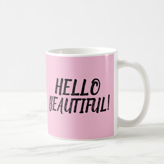 hallo BEAUTIFUL! COFFEE MUGS Koffiemok (Rechts)