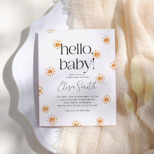 Hallo Begroting Baby Boho Sunshine Baby shower