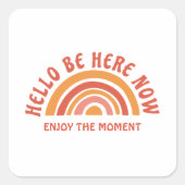 hallo ben hier nu sticker (Voorkant)