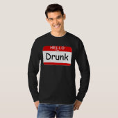 hallo ben ik Drink T-shirt (Voorkant volledig)