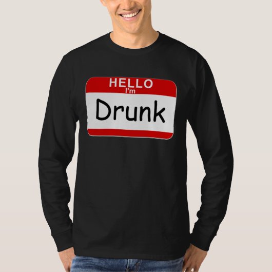 hallo ben ik Drink T-shirt (Voorkant)