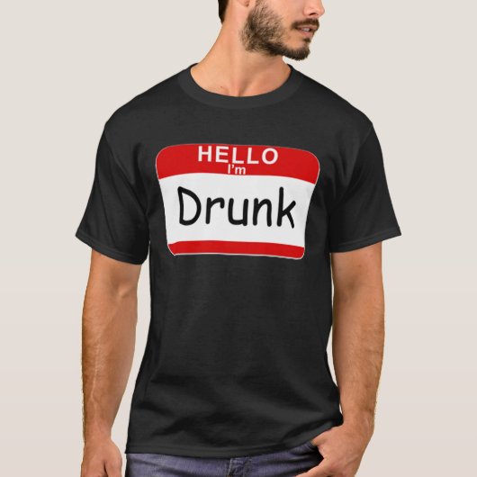 hallo ben ik Drink T-shirt (Voorkant)