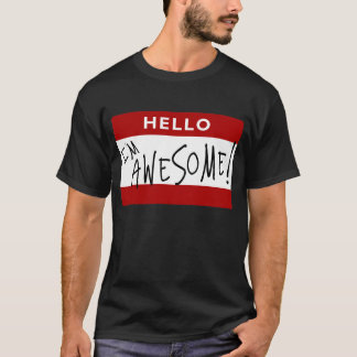 hallo ben ik Geweldige! T-shirt