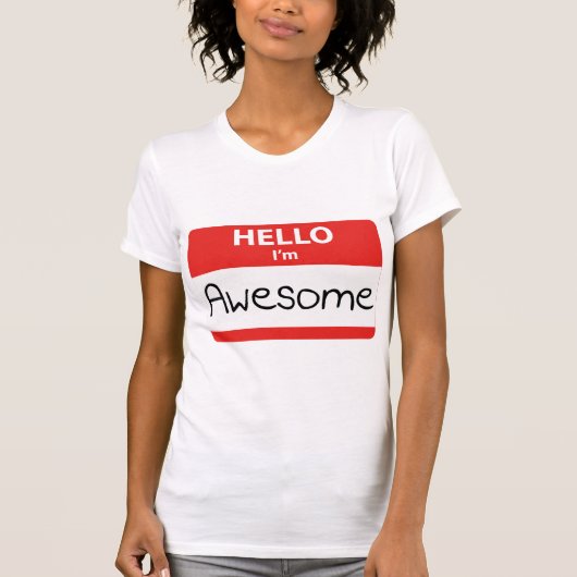 hallo ben ik Geweldige T-shirt (Voorkant)