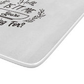 hallo ben ik het waarvoor je kokt? snijplank (Hoek)