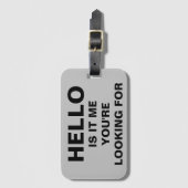 hallo ben ik jullie op zoek naar bagagelabel (Voorkant (verticaal))