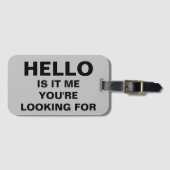 hallo ben ik jullie op zoek naar bagagelabel (Voorkant (horizontaal))