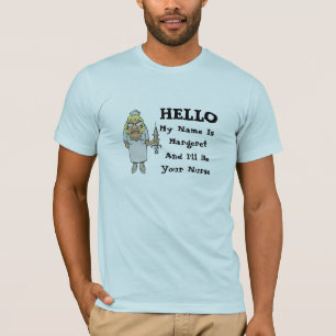 hallo ben je zuster Funny Custom Verpleegkunde T-shirt