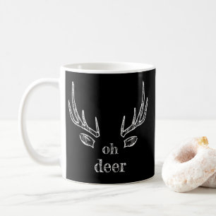 "Hallo Beste Deer Antlers & Ears Coffee Mok