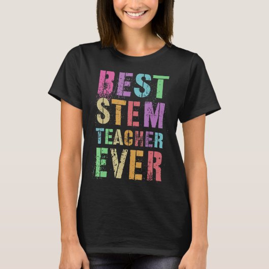 Hallo Beste Stem leraar ooit Dank je T-shirt (Voorkant)