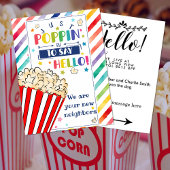 Hallo Bewerkbaar, Nieuw adres, intro Aankondigingskaart