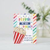 Hallo Bewerkbaar, Nieuw adres, intro Aankondigingskaart (Staand voorkant)