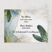 Hallo, Bewerkbaar We zijn Nieuw in de groep Briefkaart (Achterkant)