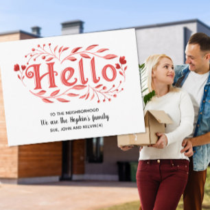 Hallo, Bewerkbaar We zijn nieuw in de groep Briefkaart