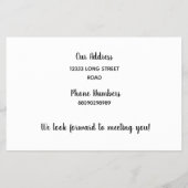 Hallo,Bewerkbaar We zijn nieuw in de groep Flyer (Achterkant)