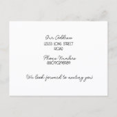 Hallo Bewerkbaar We zijn Nieuw in de groep foto Briefkaart (Achterkant)