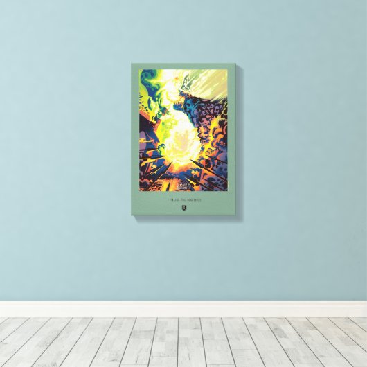 hallo, Big Brother Canvas Afdruk (Insitu (Houten vloer))